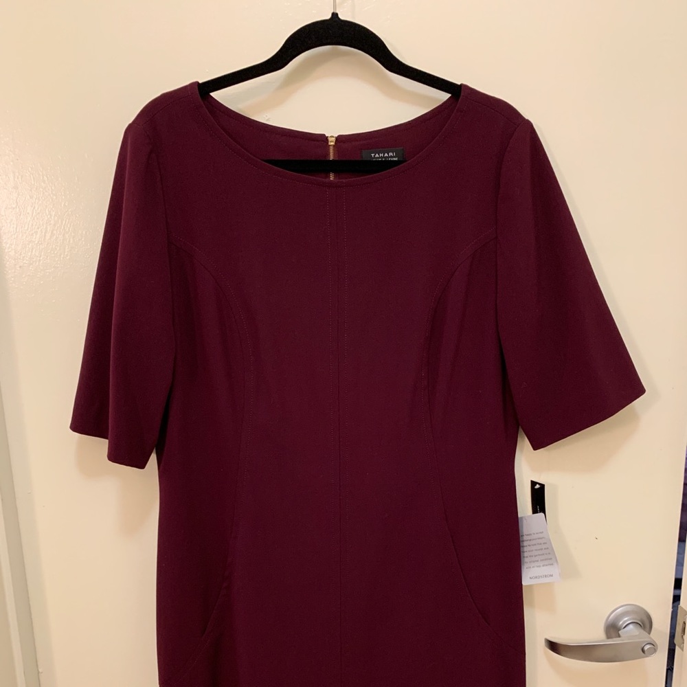 Tahari Dress in Gorgeous Berry